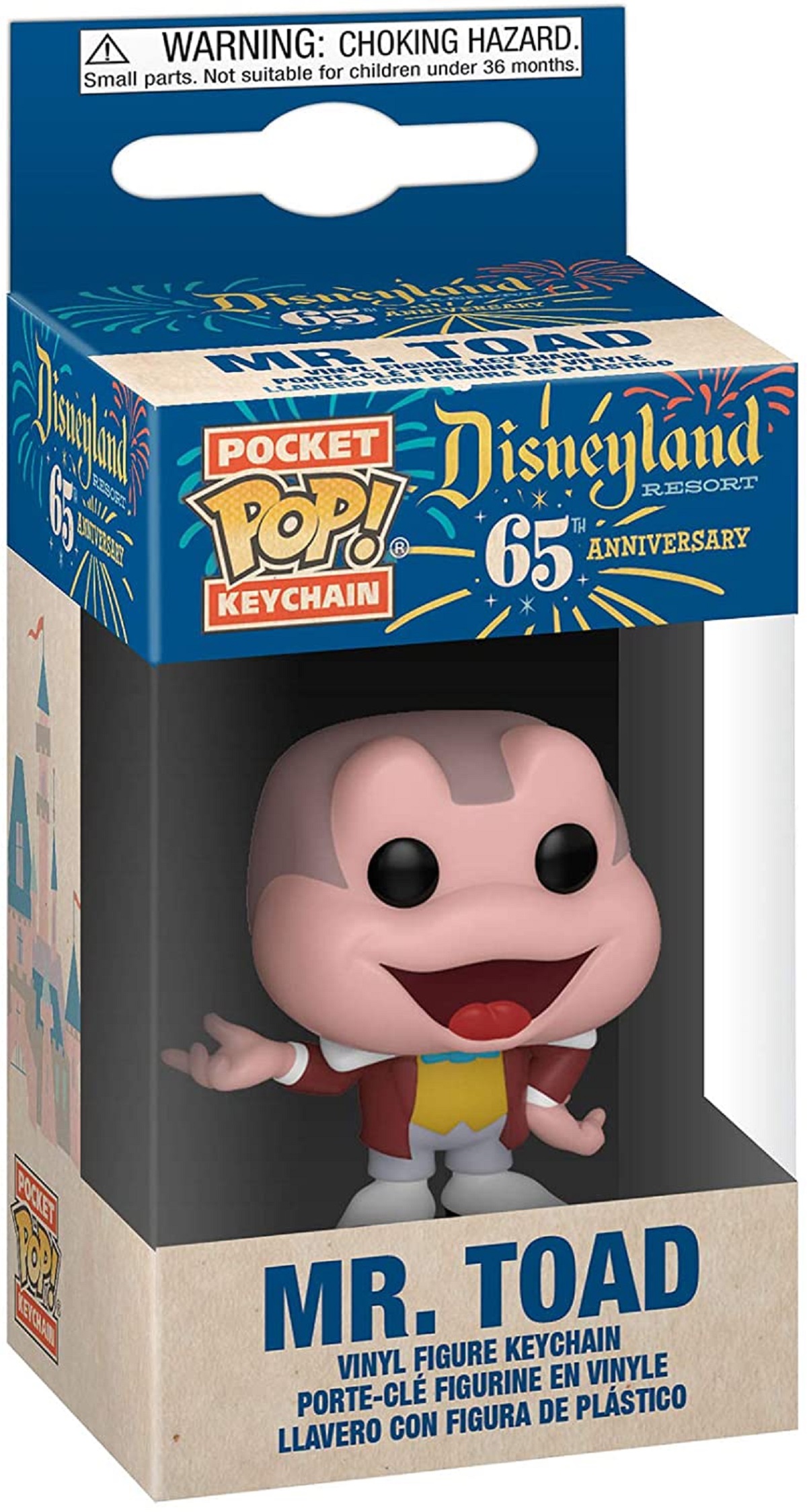 disneyland 65 mr toad s wild ride pop keychain 51191