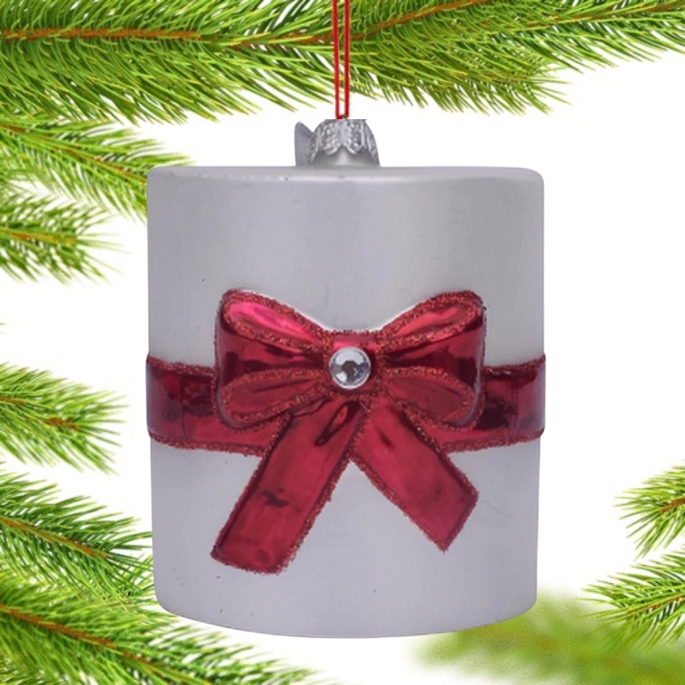 Toilet Paper Glass Ornament by Noble Gems RetroFestive.ca