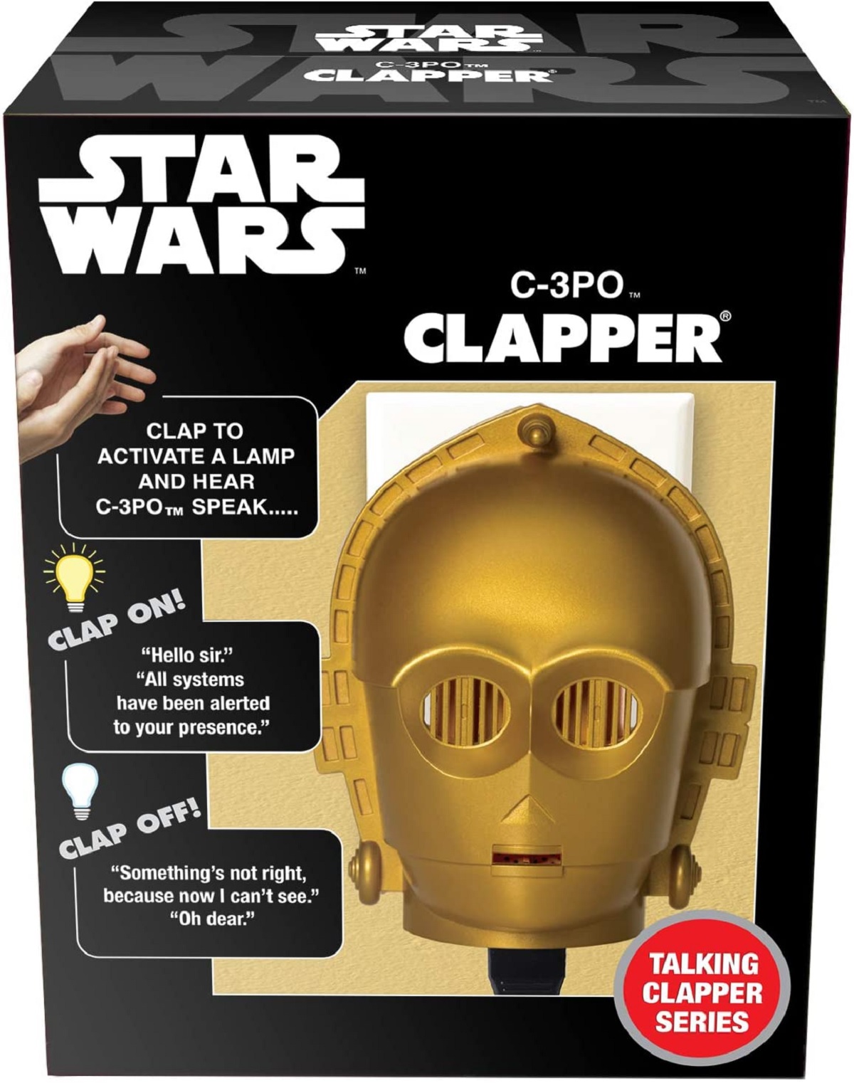 Star Wars Darth Vader Clapper - Wireless Sound Activated Clap