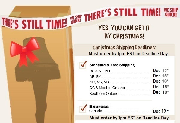Deadlines for Christmas Delivery Christmas Delivery Deadlines