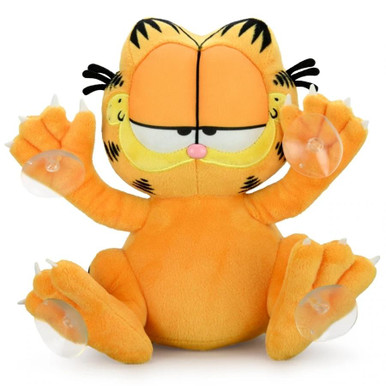 送料無料！NERM WINDOW PLUSH SUCTION CUP PLUSH DOLL Garfield_8_Inch_Relaxed_Editio