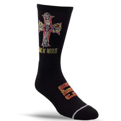 Chaussettes Officielles Guns N' Roses à Crânes - Taille FR 40-45, Neuves Avec étiquette