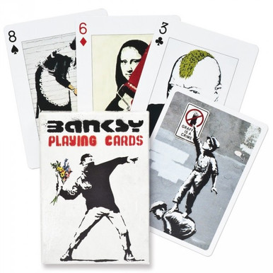 トランプ Banksy Exhibition Official Playing Cards Banksy Playing Cards - RetroFestive.ca