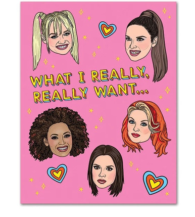 Spice Girls Birthday Card Canada | RetroFestive.ca