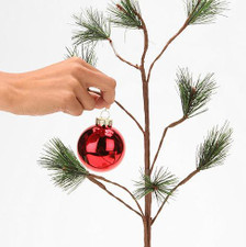 Now you can decorate your very own Charlie Brown tree