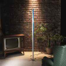6 Ft., Unadorned, Aluminum Festivus Pole.