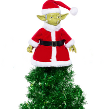 Santa Yoda Christmas Tree Topper
