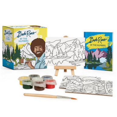 Bob Ross Paint By Numbers Mini Kit