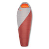 Kelty Cosmic Synthetic 0, gray/red, shown fully zipped