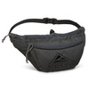 Asphalt/Blackout - Kelty Warbler fanny pack, front view