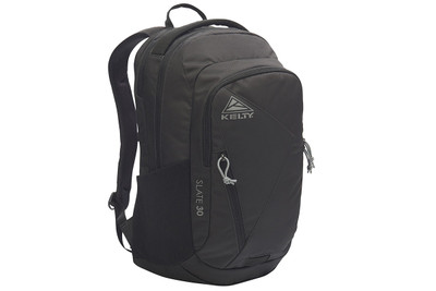 Black - Kelty Slate 30 Daypack, front view Black - Kelty Slate 30 Daypack, front view