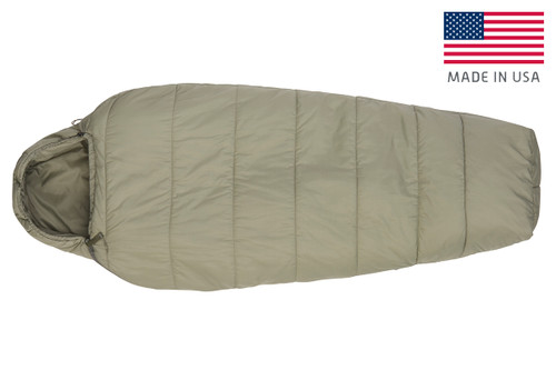 Kelty VariCom Gamma USA  sleeping bag, shown fully zipped