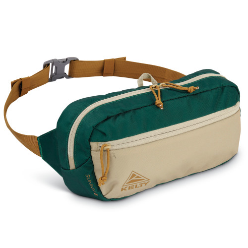 Posey Green/Elm - Kelty Sunny 5L waistpack, front view