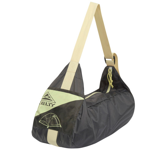 Kelty Timeout 4 tent, shown packed in storage bag