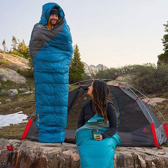 Kelty Ashcroft - Tienda de campaña para 1, 2 o 3 personas con cobertura  completa, postes de aluminio ligeros, refugio para festivales de mochileros