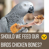 Should we feed our birds chicken bones?