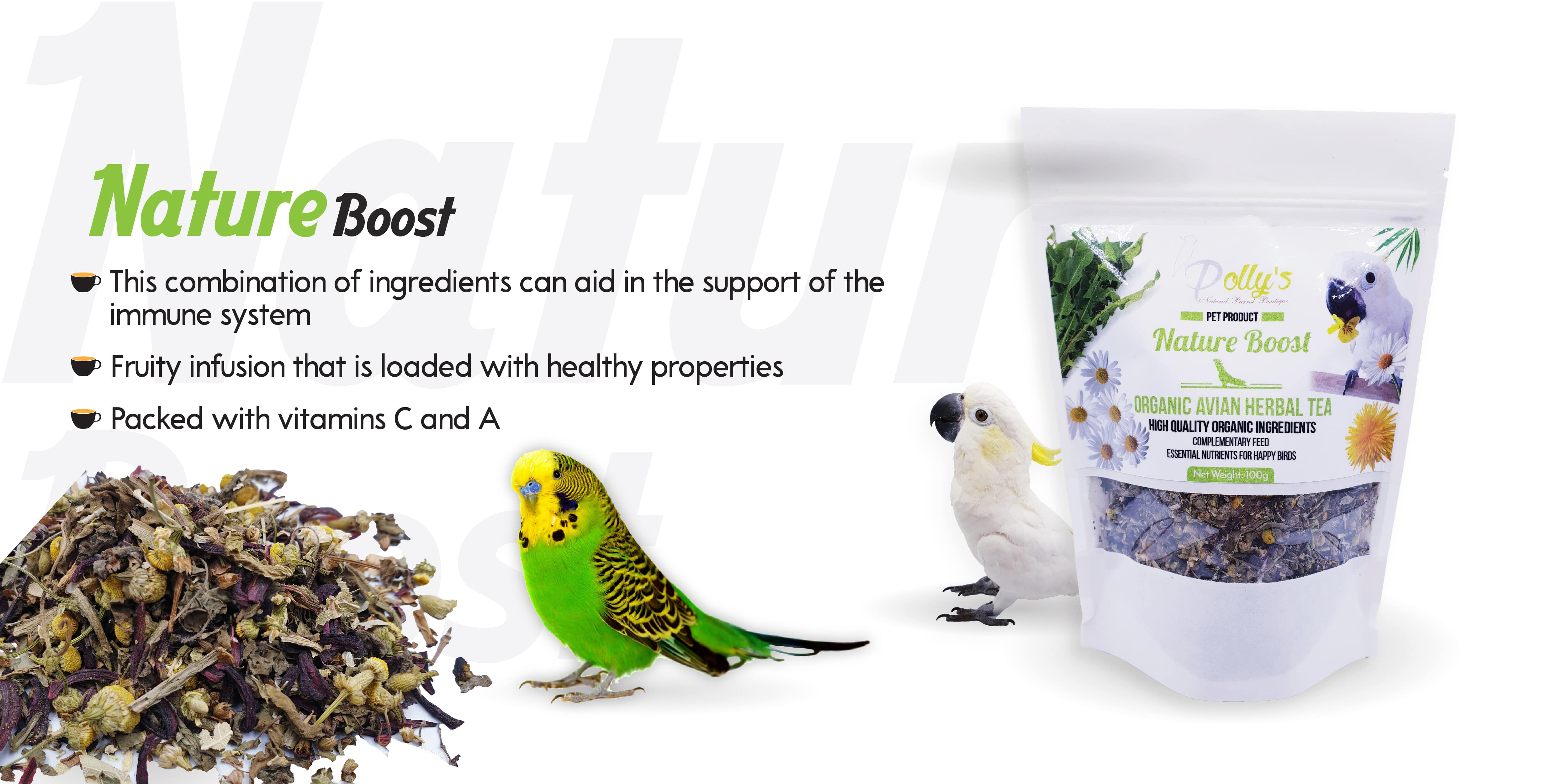 Organic Avian Herbal Teas and Complementary Natural Food for Parrots ...