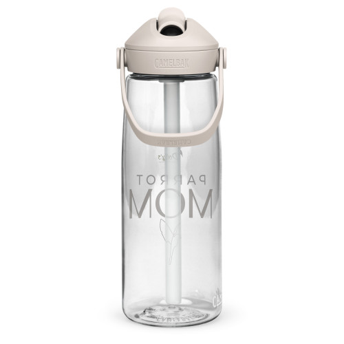 Flip Straw Water Bottle - Parrot Mom Flip Straw Water Bottle - Parrot Mom