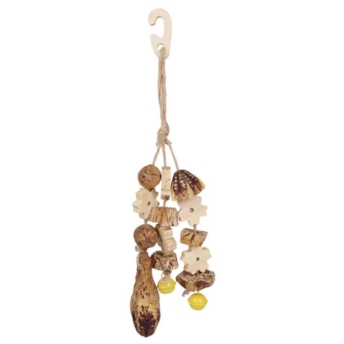 Mahogany Natural Cluster Parrot Hanging Toy