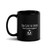 Too Cute to Spook, Too Loud to Ignore | Black Glossy Mug