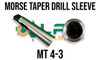 Morse Taper Drill Sleeves (Hardened and Ground)