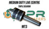 Revolving Live Centre - MT3 Medium Duty. Triple Bearing - Supplied by LPR Toolmakers an Australian family owned business that imports quality Live Centres for your lathe. Shipped from Melbourne, Victoria.
