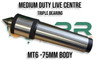 Revolving Live Centre - MT6 Medium Duty. Triple Bearing - Supplied by LPR Toolmakers an Australian family owned business that imports quality Live Centres for your lathe. Shipped from Melbourne, Victoria. 