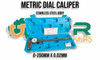 Metric Dial Read-Out Caliper - [0-200mm] 0.02mm Stainless Steel Body