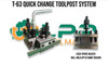 T63 Quick Change Toolpost System (5pc Set) holds upto 25mm Tooling