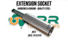 Extension Sleeve (Socket) - MT1 to MT5 [Various Size Options]