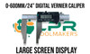 Digital Vernier 0-600mm/24" - Stainless Steel Body Dual Readout Industrial Quality