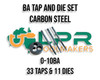 BA Carbon Steel Tap & Die Set 0-10BA [44pc]