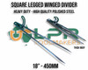 18" - 450mm Wing Divider - Made from solid Gauge Steel. Supplied by LPR Toolmakers an Australian owned business that imports high quality Calipers, Inside, Outside, Jenny, Wing. Shipped from Melbourne, Victoria. 
