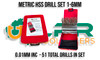 M2 HSS Twist Drill Set - Metric. 1-6mm Set. 51pc Kit. Supplied by LPR Toolmakers an Australian family owned business that imports high quality Twist Drills in HSS and Cobalt. Shipped from Melbourne, Victoria. 