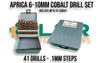 Cobalt Metric Drill Set (41pc) - [.1 Steps] 6 to 10mm 
