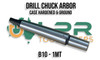 MT4 - B10 Drill Chuck Arbor. Suit Keyed & Keyless Chucks. Supplied by LPR Toolmakers an Australian family owned business that imports quality Drill Chucks & Arbors. Shipped from Melbourne, Victoria. 