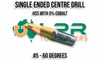 Single Ended Centre Drill #5 - HSS w/ 5% Cobalt