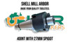 Shell Mill Arbor - 40INT with 27mm Spigot. Supplied by LPR Toolmakers an Australian family owned business that imports quality Shell Mill Arbors. Shipped from Melbourne, Victoria. 
