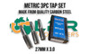 Metric 3pc Tap Set 27mm x 3.0 made from quality Carbon Steel. Supplied by LPR Toolmakers an Australian owned family business that imports quality Carbon Steel Metric Tap & Dies. Shipped from Melbourne, Victoria. 
