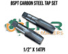 BSPT Carbon Steel Tap Sets (2pc) - 1/8" to 2"