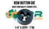 BSW Split Button Dies - 1/8" to 1.1/2" [Carbon Steel] 