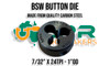 BSW Button Die 7/32" x 24TPI. Made from quality Carbon Steel & supplied by LPR Toolmakers an Australian family owned business that imports high quality BSW Threaded Taps & Dies.