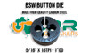 BSW Button Die 5/16" x 18TPI. Made from quality Carbon Steel & supplied by LPR Toolmakers an Australian family owned business that imports high quality BSW Threaded Taps & Dies.