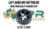 Left Hand UNF Button Die 9/16" x 18TPI split button type. Supplied by LPR Toolmakers an Australian family owned business that imports quality Left Hand Thread Taps & Dies. Shipped from Melbourne, Australia.  Left Hand UNF Button Die 9/16" x 18TPI split button type. Supplied by LPR Toolmakers an Australian family owned business that imports quality Left Hand Thread Taps & Dies. Shipped from Melbourne, Australia.