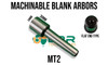 Morse Taper Blank Arbors - Flat End, Threaded or Tang