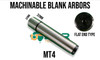 Morse Taper Blank Arbors - Flat End, Threaded or Tang Morse Taper Blank Arbors - Flat End, Threaded or Tang