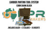 Carbide Insert Parting Tool System 12mm Shank Block with Inserts & Parting Blades. Supplied by LPR Toolmakers an Australian owned family business that imports quality Parting Tool Blocks, Parting Off Blades & Carbide Inserts. Shipped from country Victoria. 