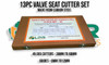13pc Valve Seat Cutter Set - Carbon Steel - 45 Degree Cutters - Australian Based Family Business/Importer of quality Tooling. 30 to 60mm