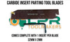 GTN Parting Tool Blade - 32mm x 2mm. Supplied by LPR Toolmakers an Australian family owned business that imports High Quality Parting off inserts, blades and holders for your lathe. Shipped from Melbourne, Victoria. 