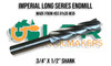 Imperial Long Series HSS w/5% Cobalt Endmill 3/4" x 1/2" Shank. Supplied by LPR Toolmakers an Australian family owned business that imports high quality Short & Long Series Endmill Cutters. Shipped from Broadford, Victoria. 